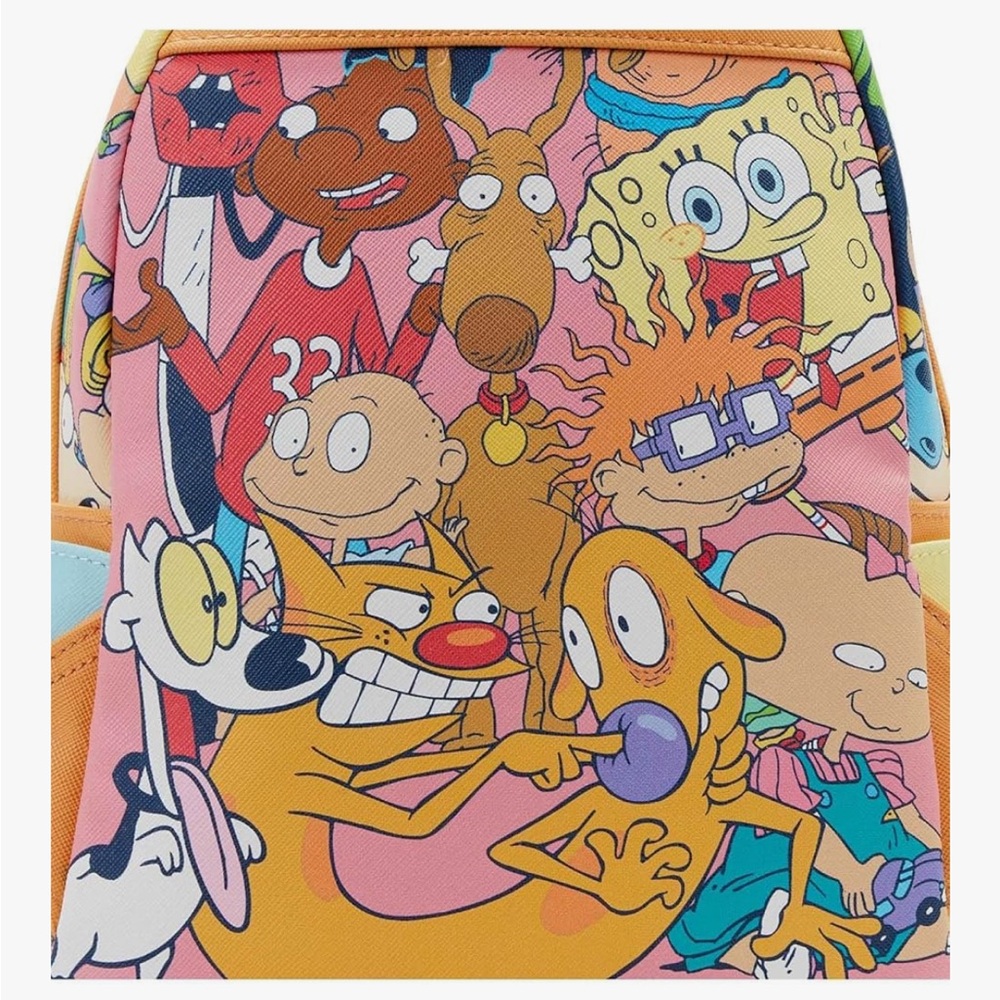 Nickelodeon Cartoons Loungefly Mini Backpack (RARE) - Picture 6 of 6